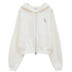 パーカー CLANE/クラネ/LOGO COMPACT ZIP HOODIE レディース