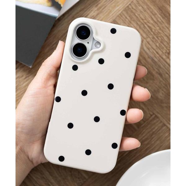 スマホケース 水玉 ドット柄 iPhoneケース カバー「iPhone12/13/14/15/15p...