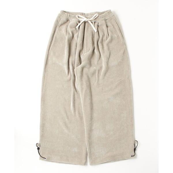 パンツ 「my beautiful landlet」 CHENILLE KNIT WIDE EASY...