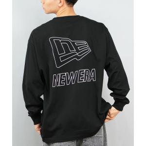 tシャツ NEW ERA/ニューエラ 長袖Ｔシャツ/ロンT 吸汗速乾 バックプリント 14674831/14674833 メンズ レディース｜ZOZOTOWN Yahoo!店