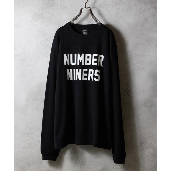 tシャツ PREMIUM COTTON NUMBER NINERS LOGO FOOTBALL L/...