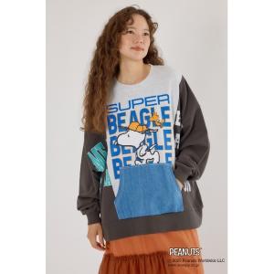 トレーナー スウェット (PEANUTS) カスタムスウェットトップス レディース メンズ