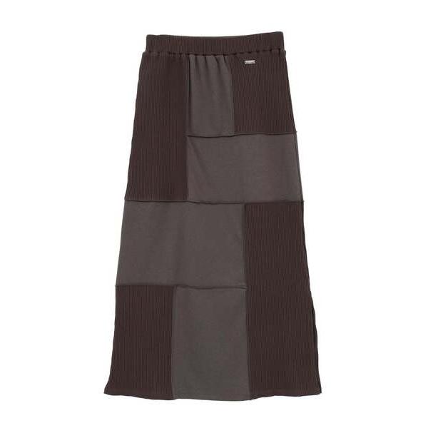 スカート 「HL」PATCHWORK RIB SKIRT