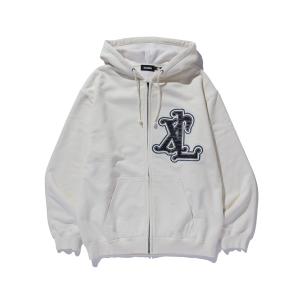 パーカー PATCHED THERMAL ZIP UP HOODED SWEATSHIRT メンズ レディース