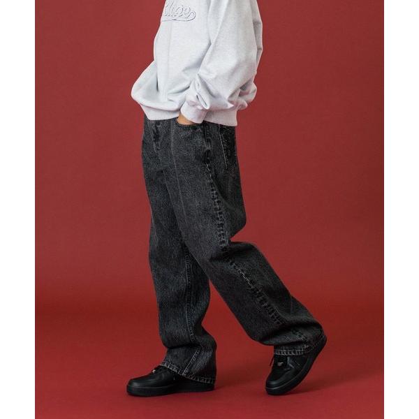 ジーンズ OVERDYED DENIM PANTS メンズ レディース