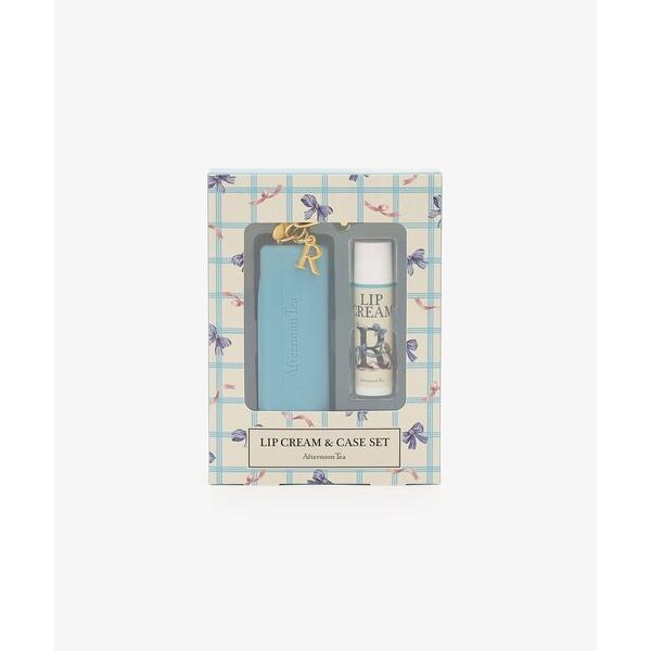 リップクリーム リップ イニシャルハート型ケース付きリップクリーム