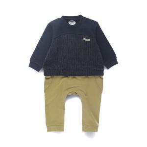 ベビー服 ロンパース 異素材切り替えカバーオールの買取情報