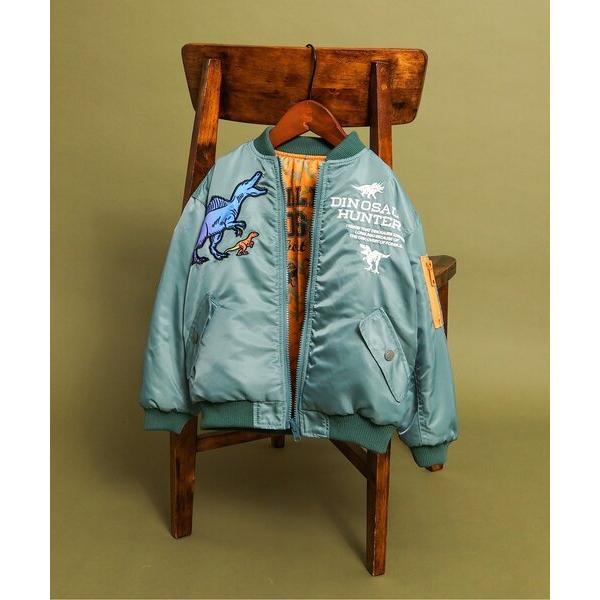 ma1 ma-1 「2WAY」リバーシブルダイナソーMA-1 キッズ 子供服 男の子 女の子