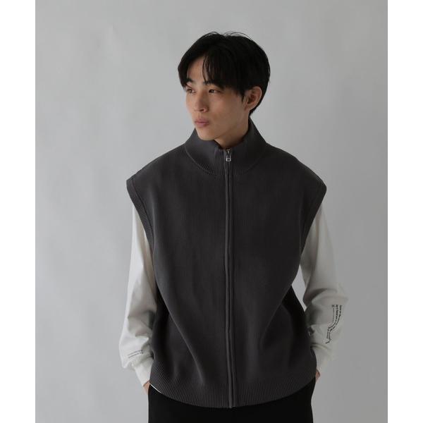 カーディガン トクトク2SET/ベスト＆長袖Tシャツ/CLEAN MODE/584621 メンズ