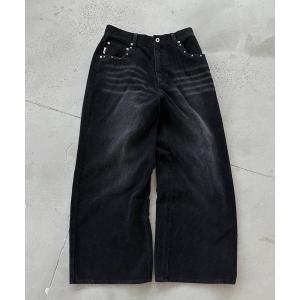 パンツ ヴィンテージライクスタッズコーデュロイパンツ メンズ レディース