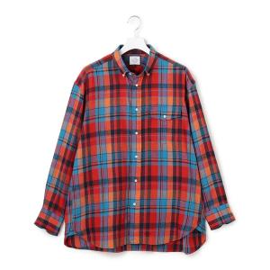 シャツ 「UNISEX」フランネルボタンダウン シャツ メンズ