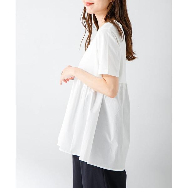 「URBAN RESEARCH Sonny Label」 半袖ブラウス FREE オフホワイト レデ...