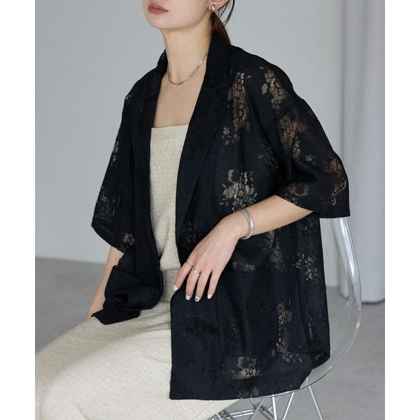 「r.」 テーラードジャケット フリー ブラック レディース