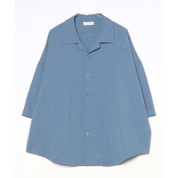 「INTER FACTORY」 半袖シャツ LARGE ブルー メンズ