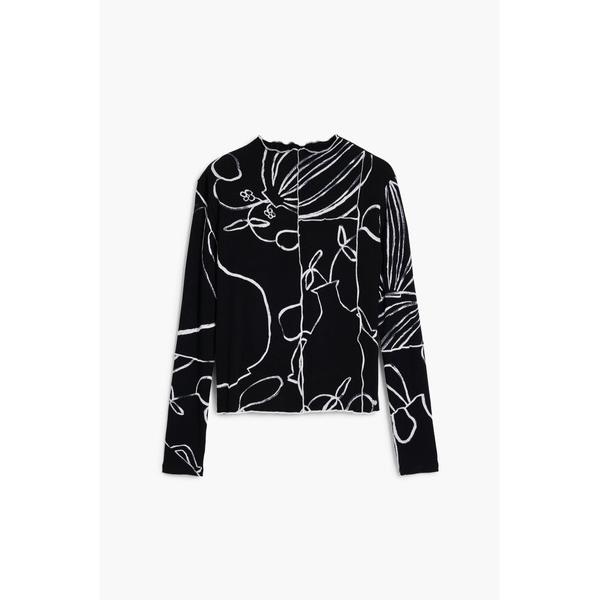 tシャツ 花瓶のシルエットTシャツ レディース