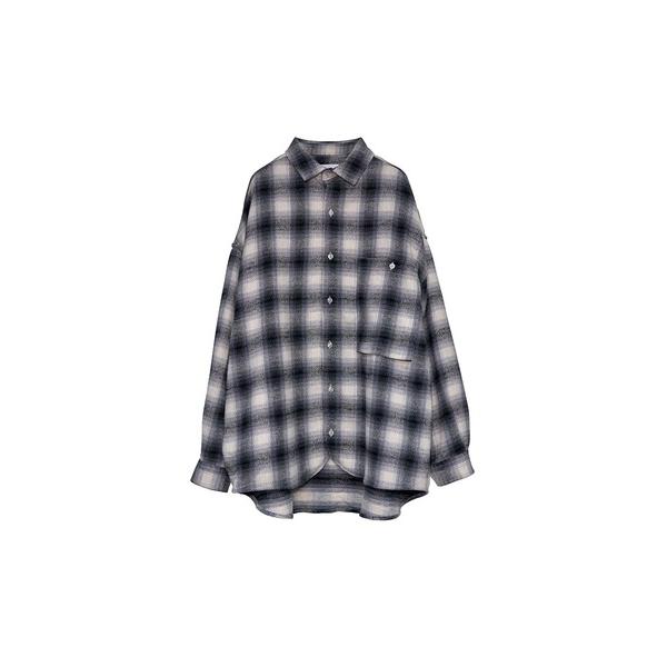 シャツ 「INTERPLAY」Regular Collar OverSize Shirt「Ombre...