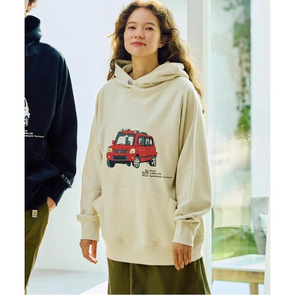 パーカー NISSAN×gsc 空紡糸裏毛 X-TRAIL コンチョプルパーカー メンズ レディース