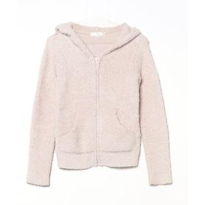 「BAREFOOT DREAMS」 ジップアップブルゾン S ブラウン レディース