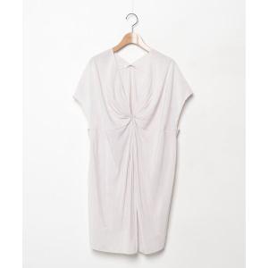 「DKNY DONNA KARAN NEW YORK」 ノースリーブワンピース L ベージュ レディース