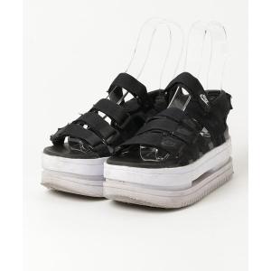 「NIKE」 フラットサンダル 22cm ブラッ...の商品画像