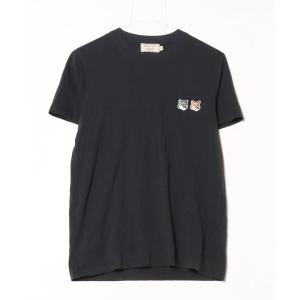 「Maison Kitsune」 半袖Tシャツ X-SMALL ブラック メンズ