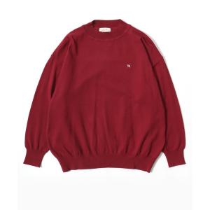 ニット セーター Arnie Arnold Palmer（アーニーアーノルドパーマー） ワンポイント刺繍 マシュマロタッチニットセーター レディース