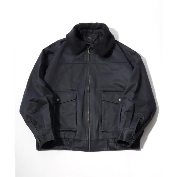 ブルゾン アウター 襟ボア ヴィンテージライク フライトジャケットブルゾン　メンズ レディース ユニ...