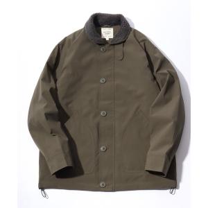 カバーオール N-1 撥水・防風・ストレッチ 襟ボアデッキジャケット/ワークジャケットアウター メンズ レディース ユニセックス メンズ レディース