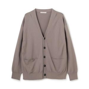 カーディガン スムースシルキーニット カーディガン メンズ