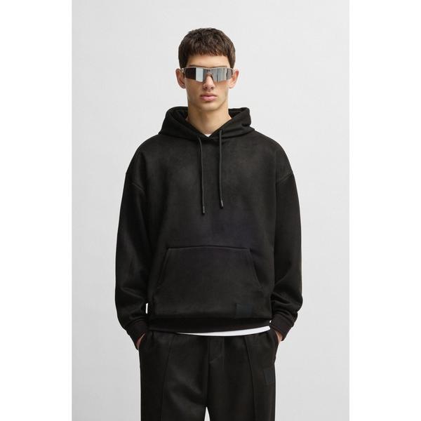 パーカー プルオーバー スクエアロゴ フーディ メンズ