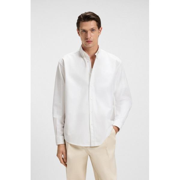 シャツ リラックスフィットシャツ コットンオックスフォード メンズ