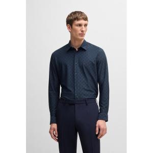 BOSS（HUGO BOSS） ポロシャツ レギュラーフィット ロングスリーブ