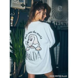 tシャツ GYDA×GALFY original cross long Tシャツ レディース メンズ
