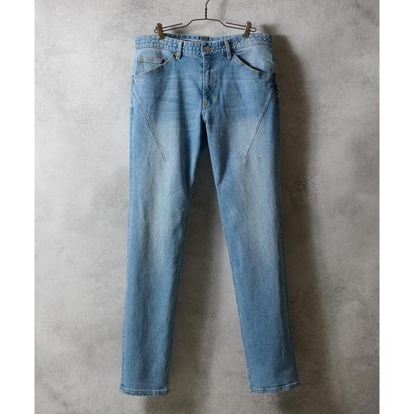 ジーンズ TAPERED SKINNY DENIM JEANS VINTAGE WASH / テーパ...