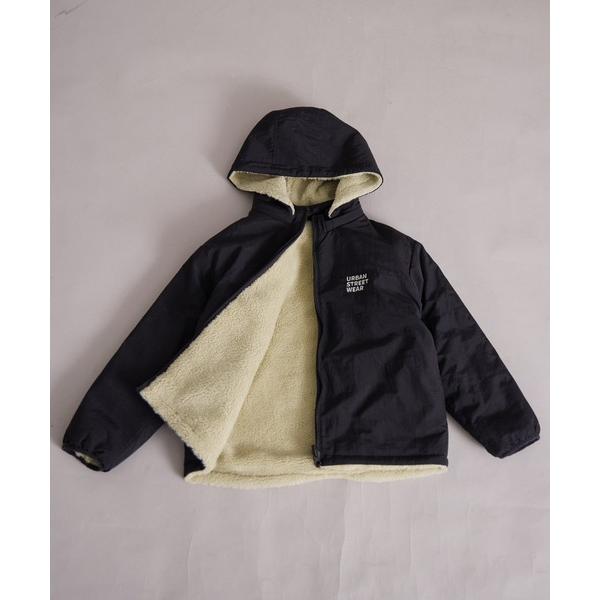 ダウン アウター 「エアサーマル」4WAY フード 中わた リバーシブル ブルゾン「PAIRMANO...