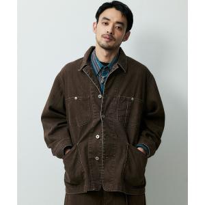 カバーオール ウォッシュドツイルカバーオール メンズ