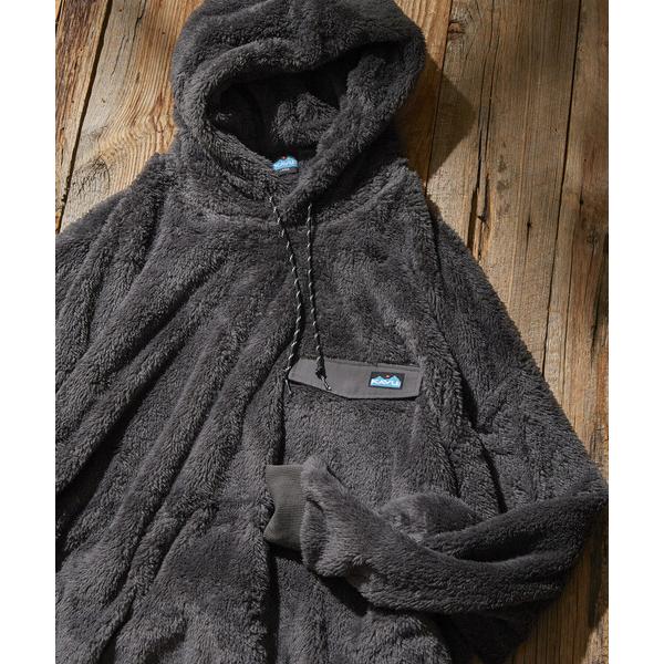 パーカー 限定展開 KAVU×FREAK'S STORE/カブー 別注 ナイロン切り替え シャギーフ...