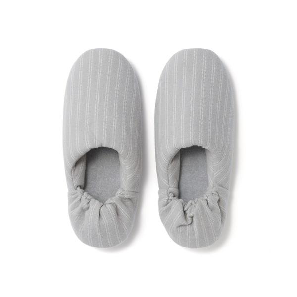 スリッパ 綿フランネルかかとにフィットするルームシューズ