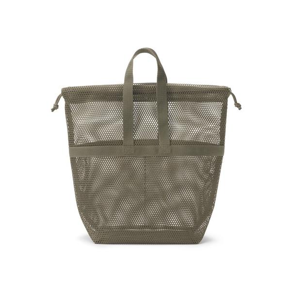 旅行 立体メッシュ持ち手付き巾着　Ｍ　約３３×１３×３１ｃｍ