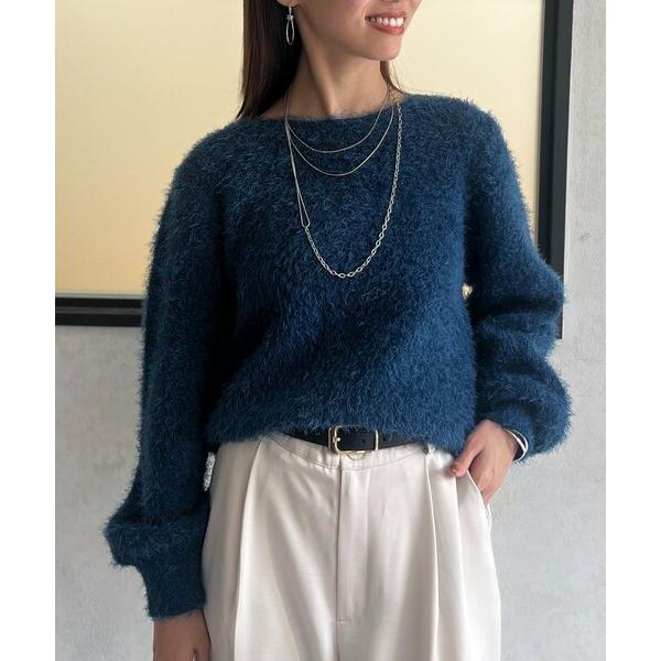 ニット セーター シャギーニット レディース