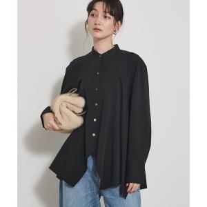 ブラウス シャツ ランダムヘムシャツ/秋服/オフィスカジュアル レディース