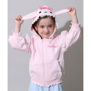 パーカー サンリオ なりきるフリルジップパーカー 1036K キッズ 子供服 女の子