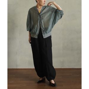 カーゴパンツ ニューバルーン切替パンツ レディース