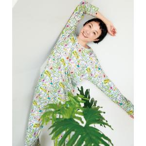 パジャマ ルームウェア 綿100%(本体)　パジャマ　長袖　長ズボン レディース