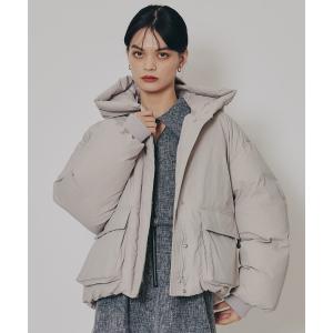 ダウンコート ダウンジャケット フラップポケットファイバーダウンジャケット レディース