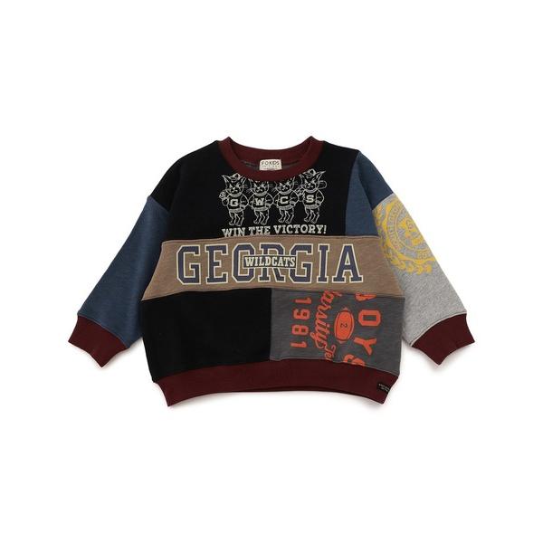 トレーナー F.O.KIDS/エフオーキッズ リメイク風カレッジプルオーバー キッズ 子供服 男の子...