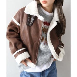 jouetie（ジュエティ） ムートンコート ボアコート フェイクムートン