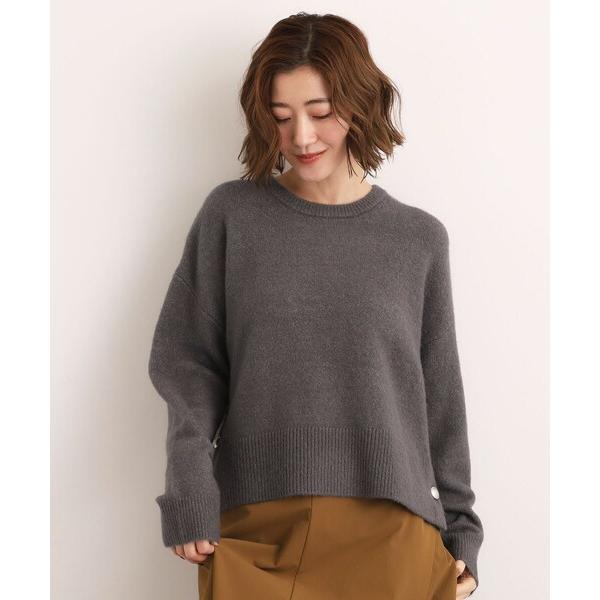 ニット セーター 「石川梨華さん着用」「洗える」レイヤードにもおすすめ！サイド釦ニット レディース