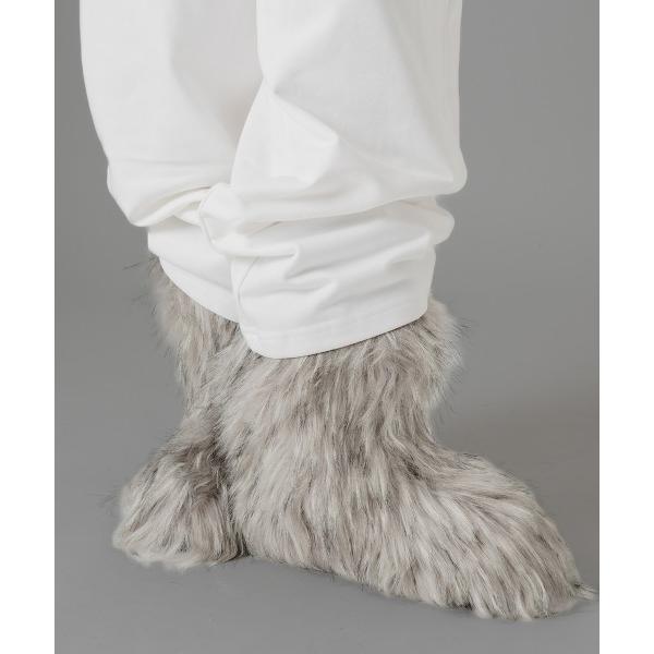 ブーツ エコファーモンスターミドルブーツ メンズ レディース