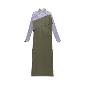 ワンピース kotohayokozawa SPIRAL WAVE LONG SLEEVE DRESS HIGH NECK TDX5A-SPLD02